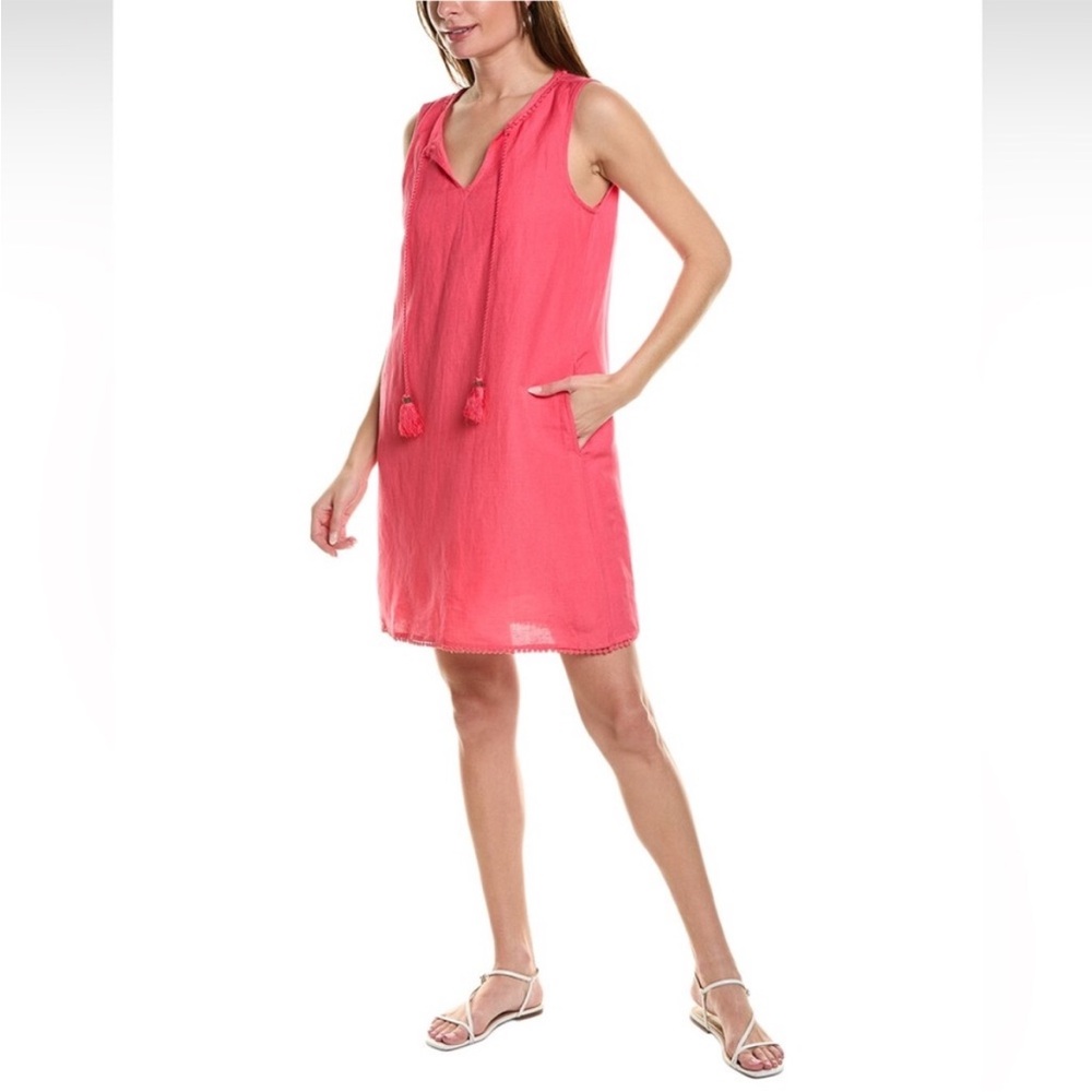 Tommy Bahama St. Lucia Split Neck Shift Dress